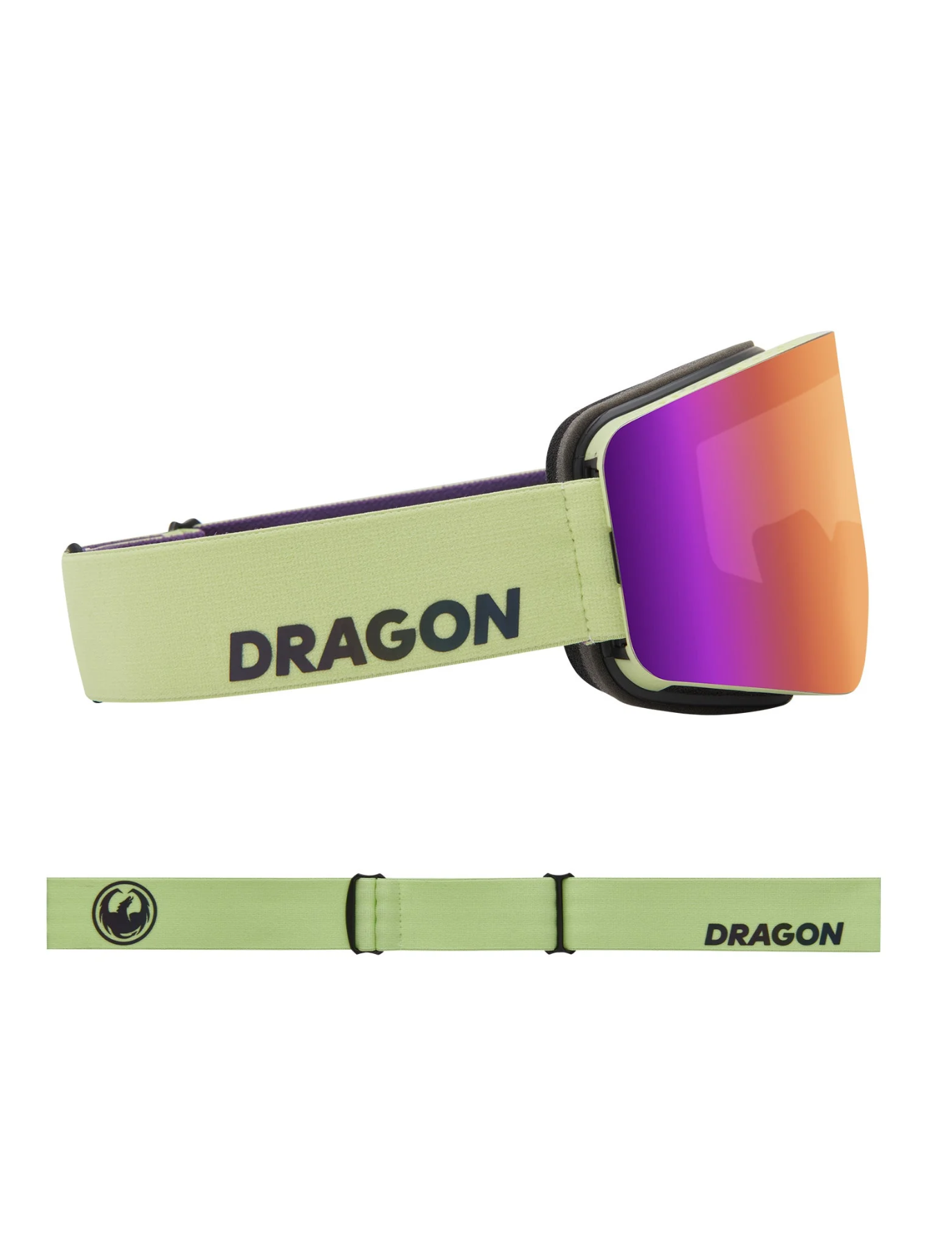 Óculos de neve Dragon R1 OTG - Matcha Lumalens roxo ionizado e lente Lumalens Midnight