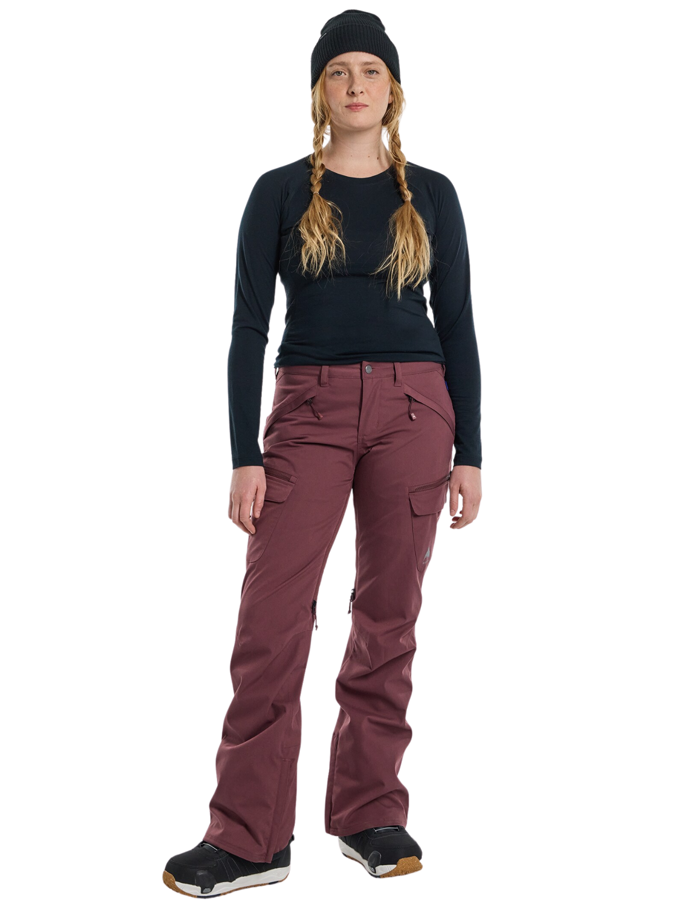 Pantalón de snowboard Mujer Burton Gloria 2L Stretch Insulated - Almandine