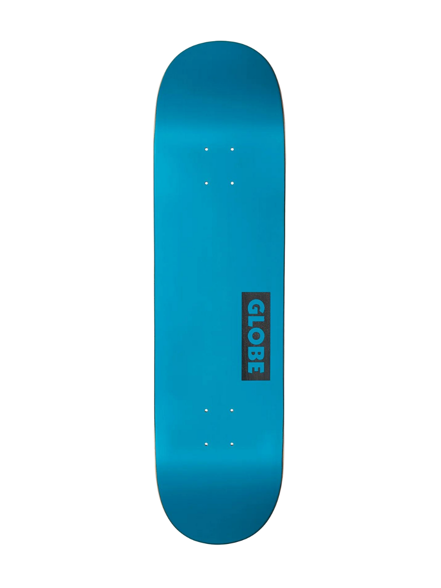 Globe Goodstock Neon Blue Skateboard Deck - 8.375"