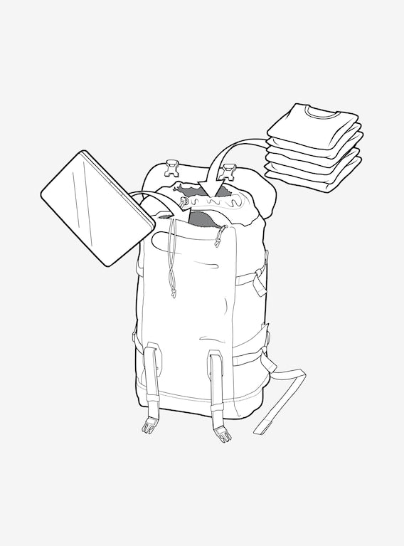 Burton tinder 2.0 30L Backpack Sharkskin Backpack