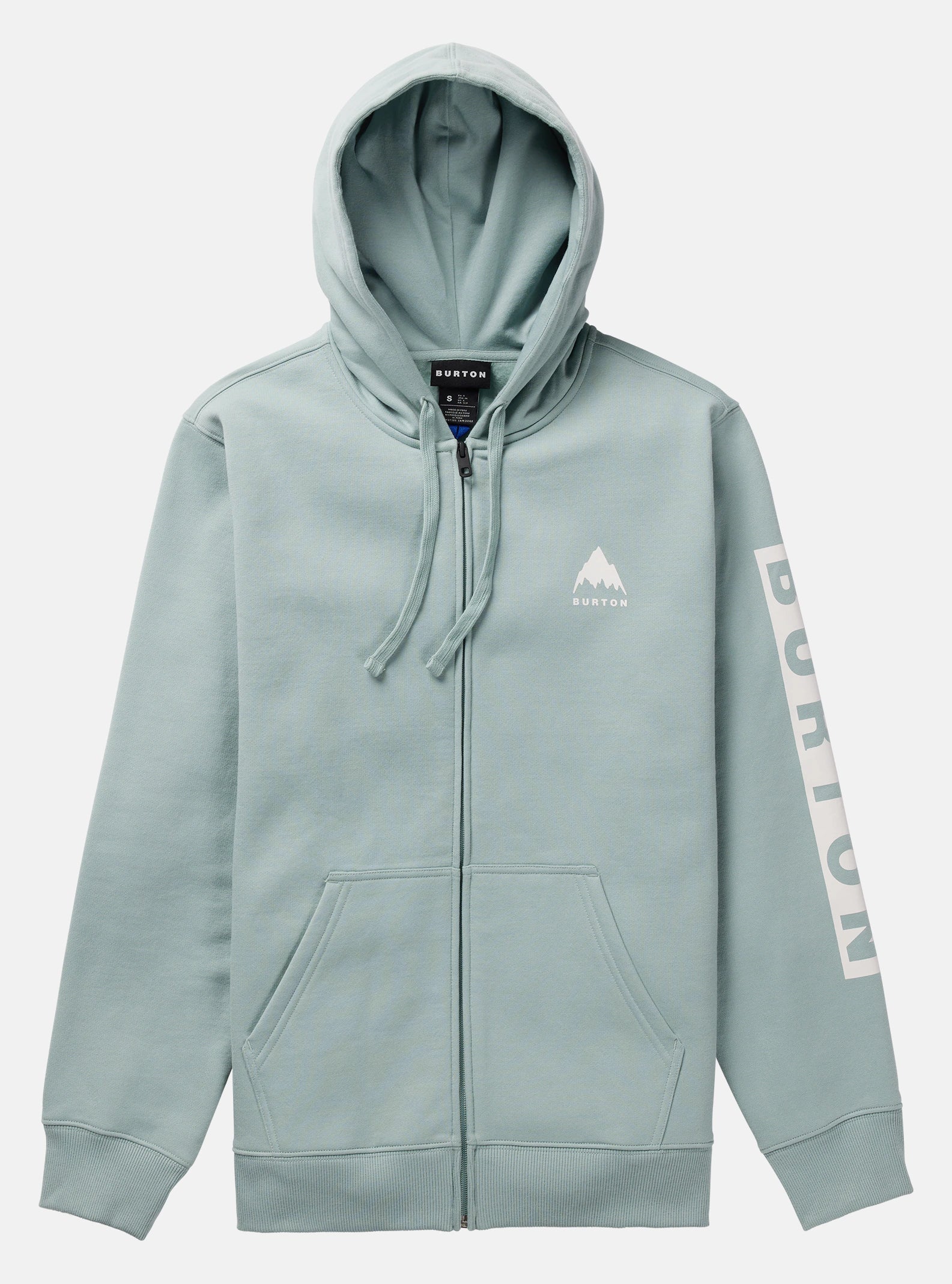 Felpa con cappuccio Burton Elite Zip - Verde petrolio