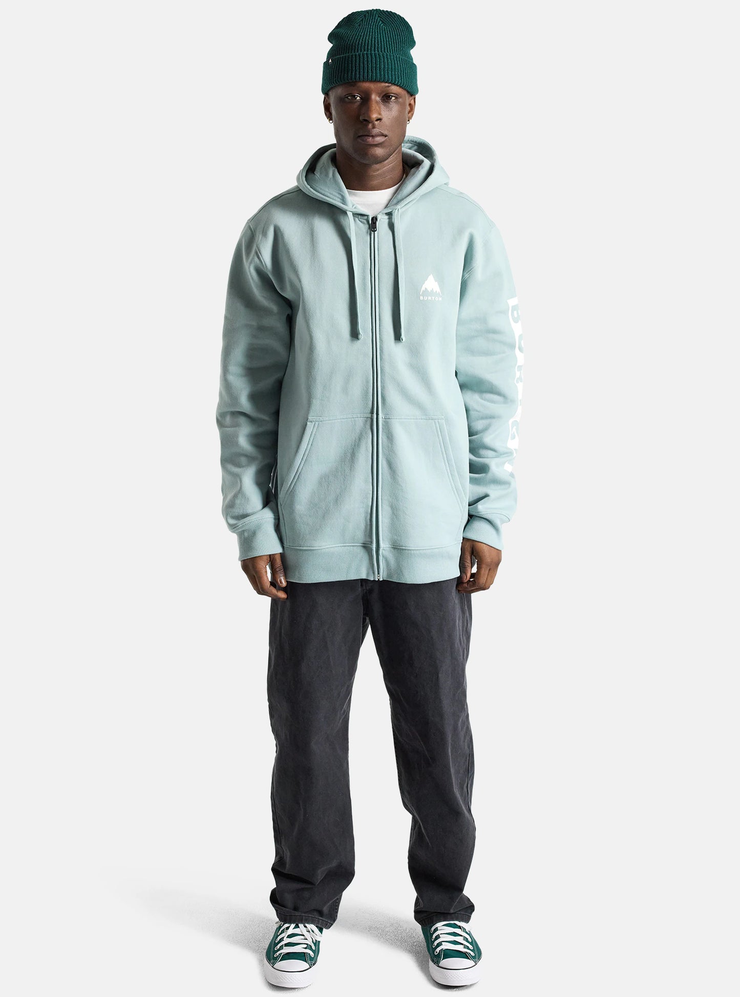 Burton Elite Zip Hoodie - Petrol Green