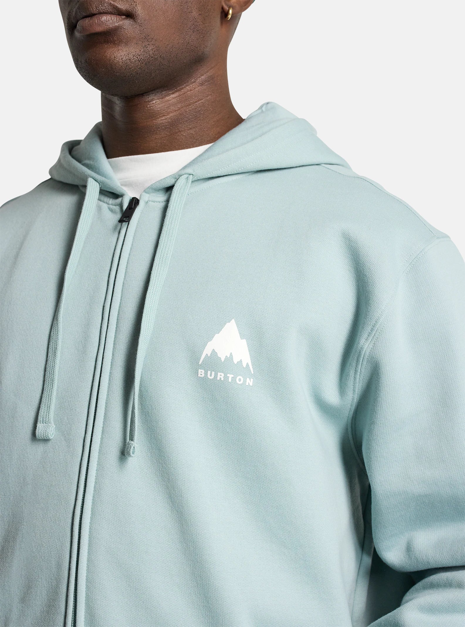 Felpa con cappuccio Burton Elite Zip - Verde petrolio