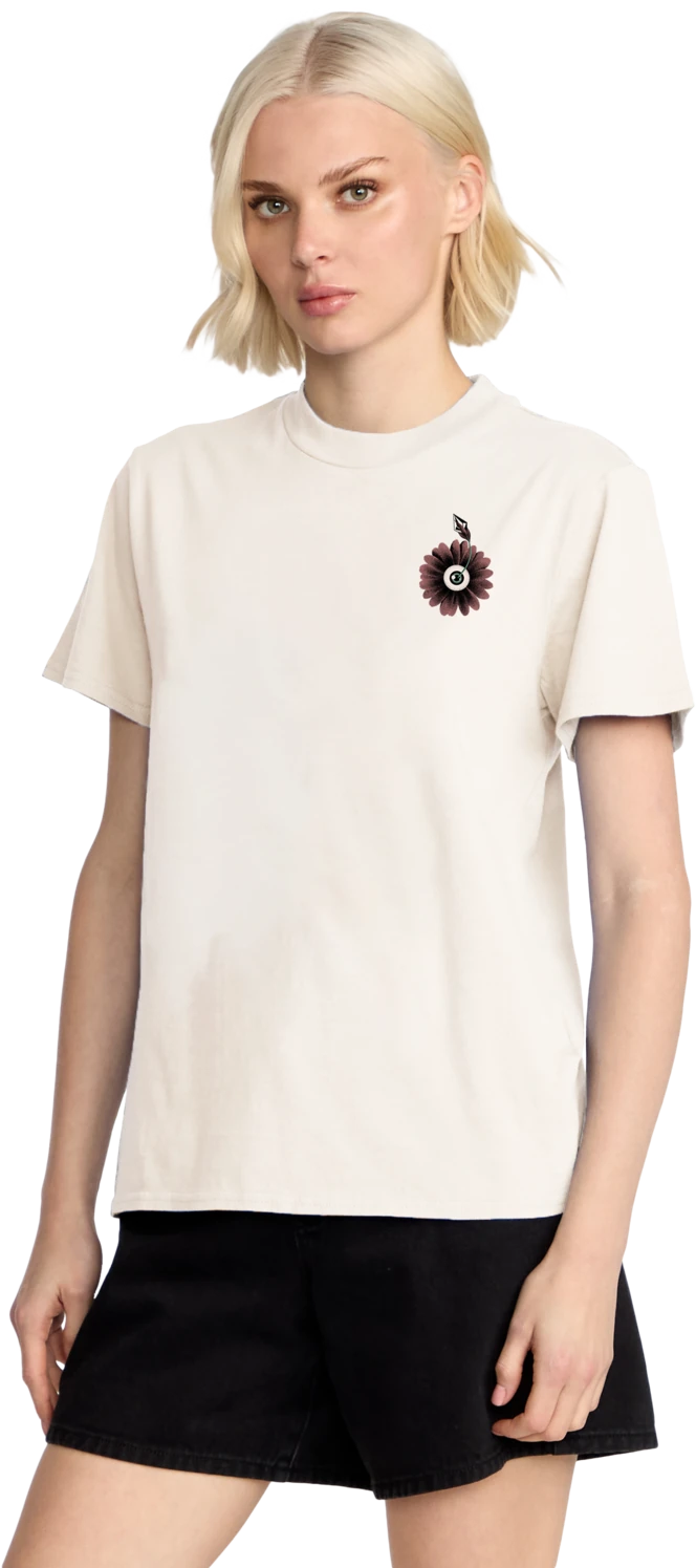 Volcom Lock It Up camiseta manga corta mujer detail 2 | Bone