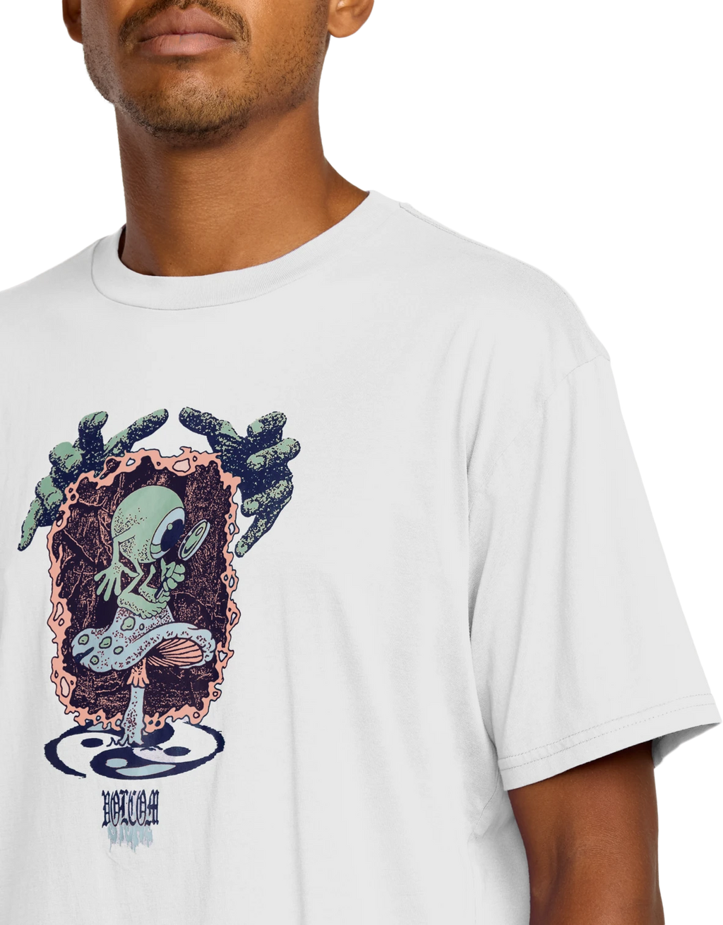 Volcom Stone Matter camiseta manga corta hombre detail 2 | White