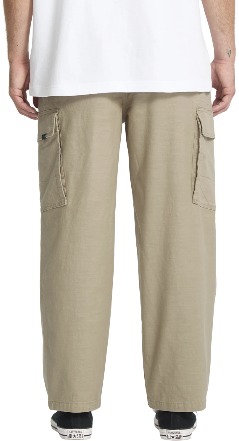 Volcom Billow Tapered Elasticated Waist Cargo Trousers pantalón chino hombre detail 1 | Khaki