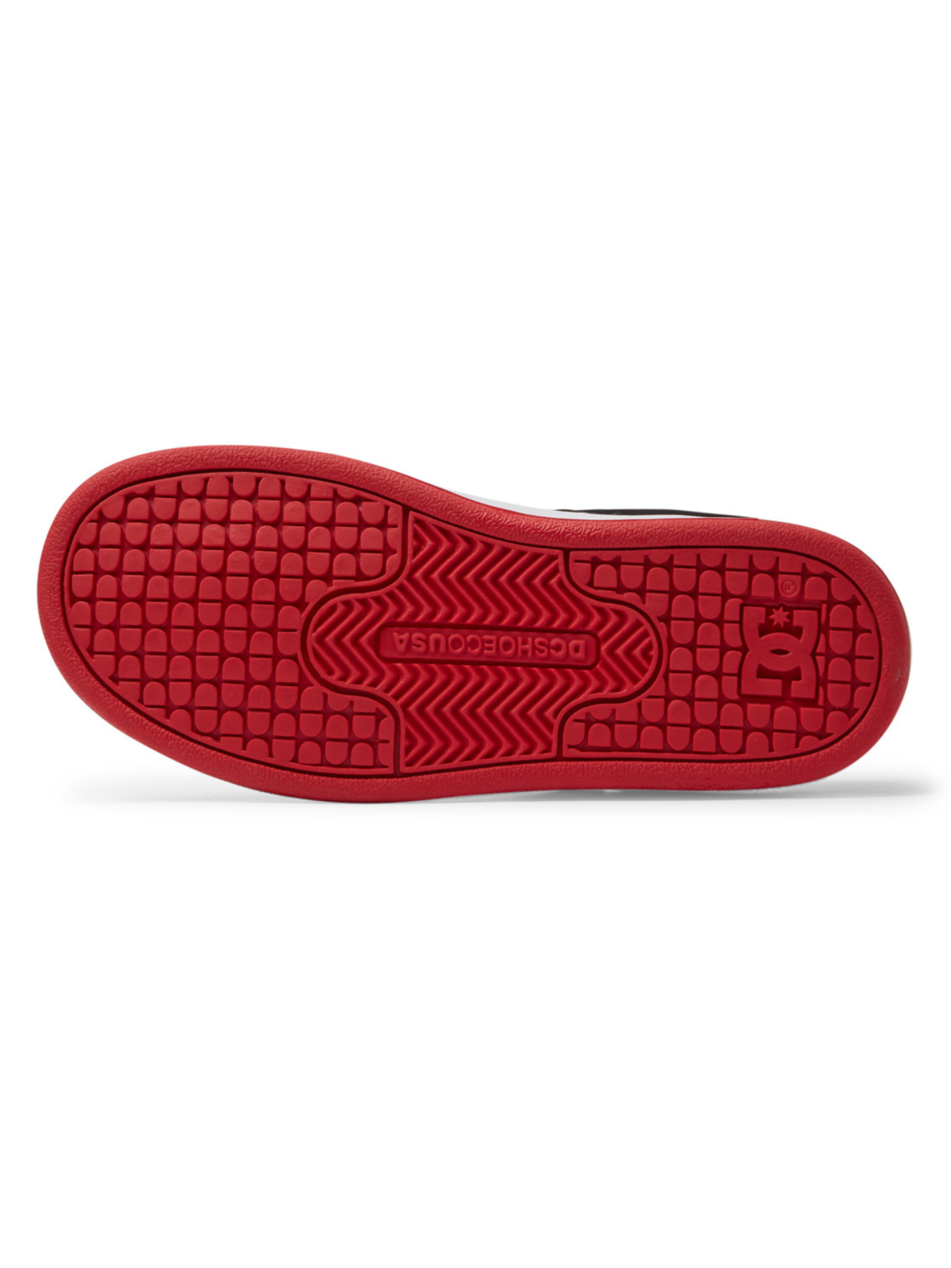 Tênis infantil DC Shoes Manteca 4 V - Branco/Preto/Vermelho