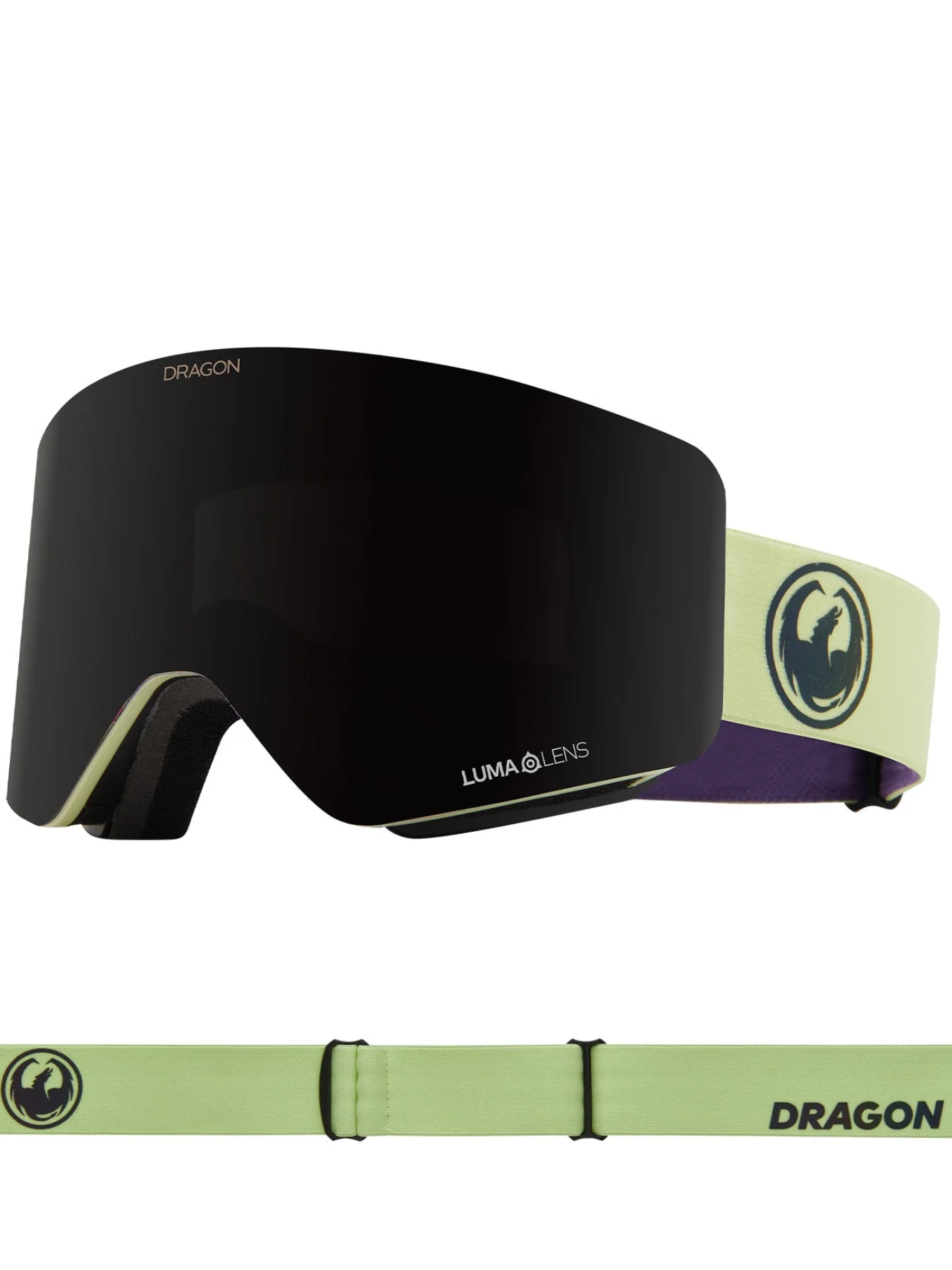 Óculos de neve Dragon R1 OTG - Matcha Lumalens roxo ionizado e lente Lumalens Midnight | Collection_Zalando | Dragon | snowboard goggles | Snowboard Shop | surfdevils.com