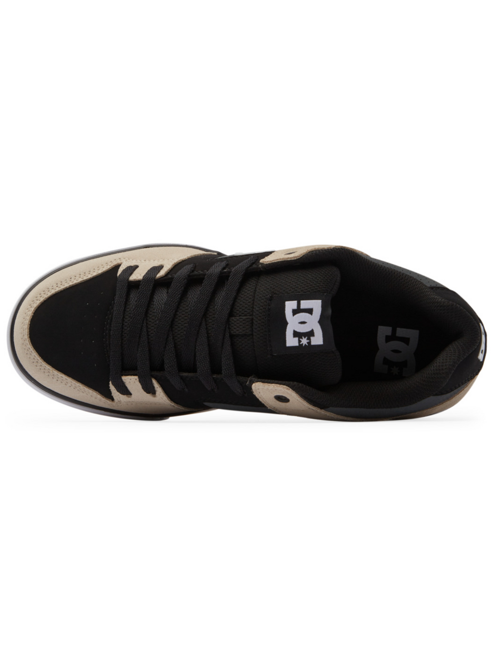 DC Shoes Tênis Pure - Preto/Cinza/Marrom