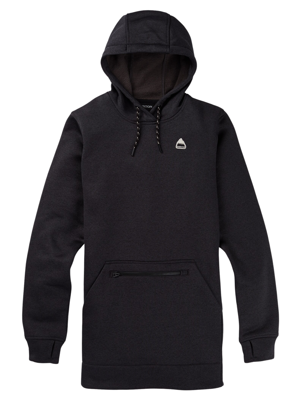 Sudadera larga Burton Oak Long Pullover Hoodie para mujer | True Black Heather