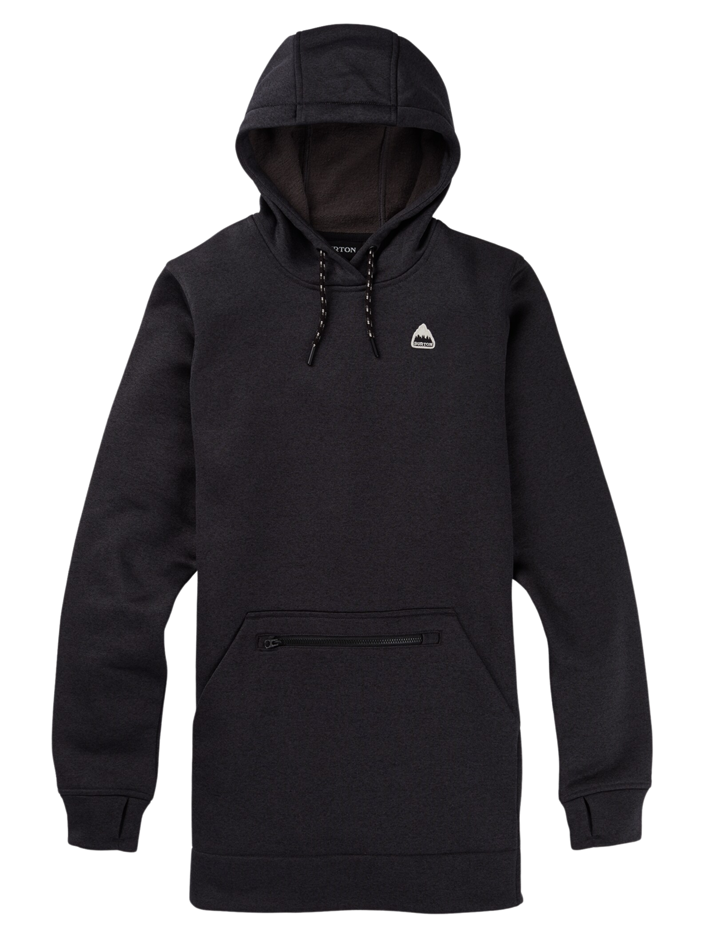 Sudadera larga Burton Oak Long Pullover Hoodie para mujer | True Black Heather