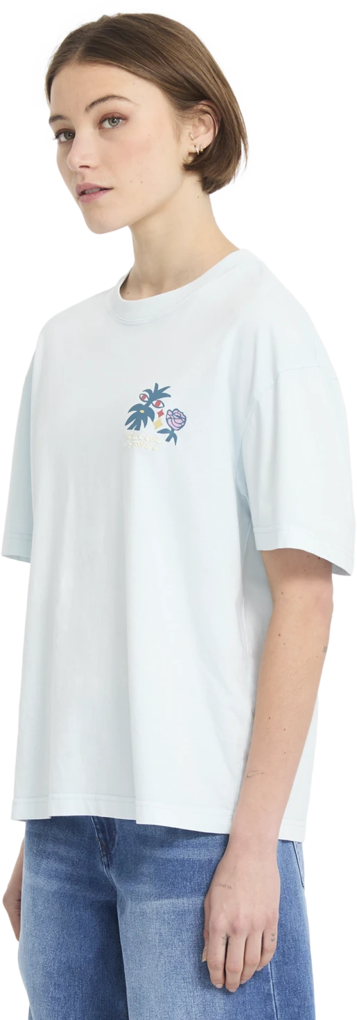 Volcom FA BRUNO LUCAS 2 TEE camiseta manga corta mujer detail 2 | LIGHT BLUE ACID