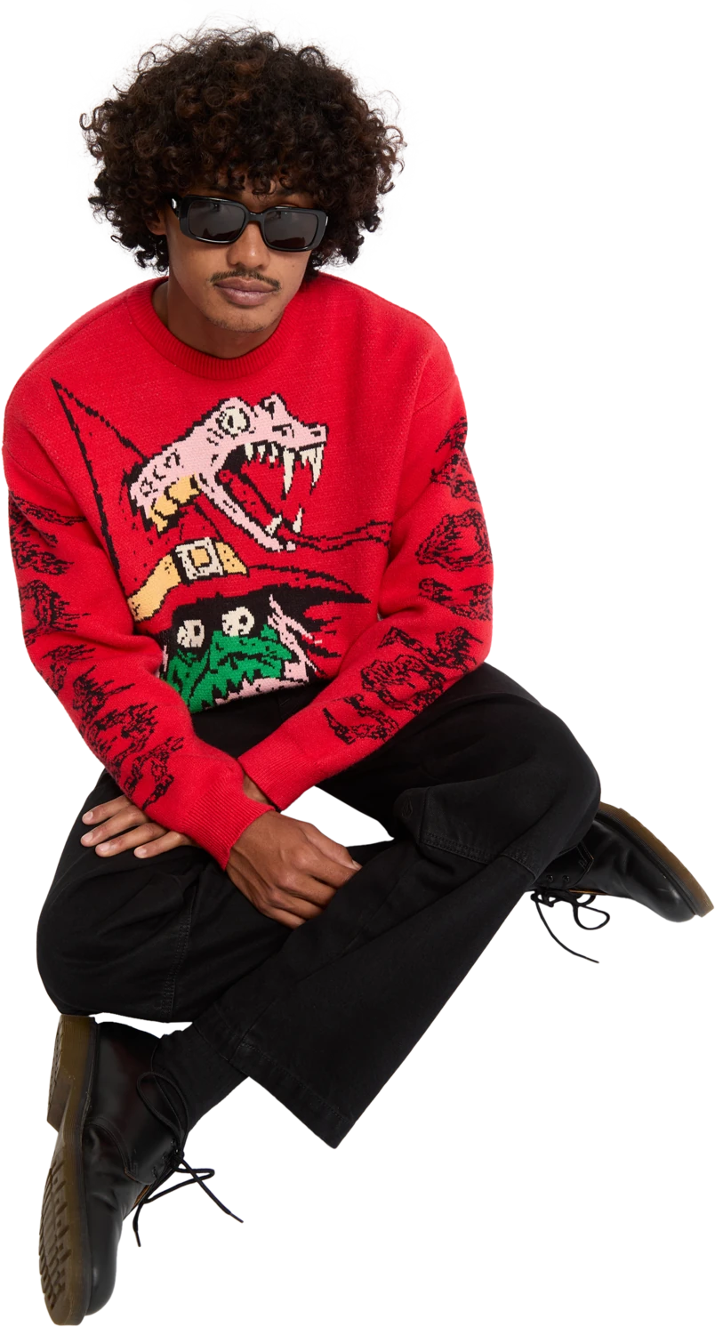 Volcom JJ Villard jersey hombre detail 8 | Lifeguard Red