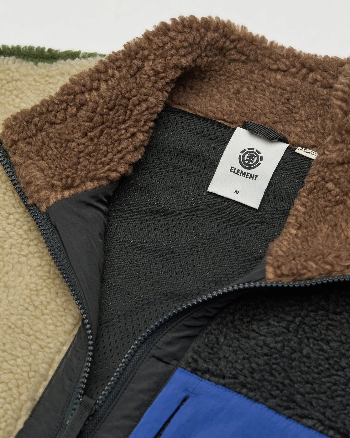 Element Oak Sherpa Chaqueta de borreguito sudadera hombre detail 4 | Multi