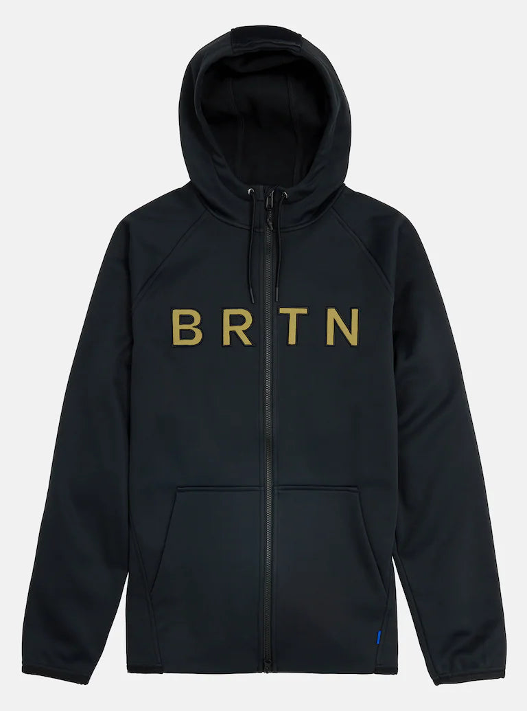 Burton Crown - Sweat-shirt en polaire entièrement zippé résistant aux intempéries True Black