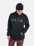 Burton Crown Wetterfestes Fleece-Sweatshirt mit durchgehendem Reißverschluss, True Black