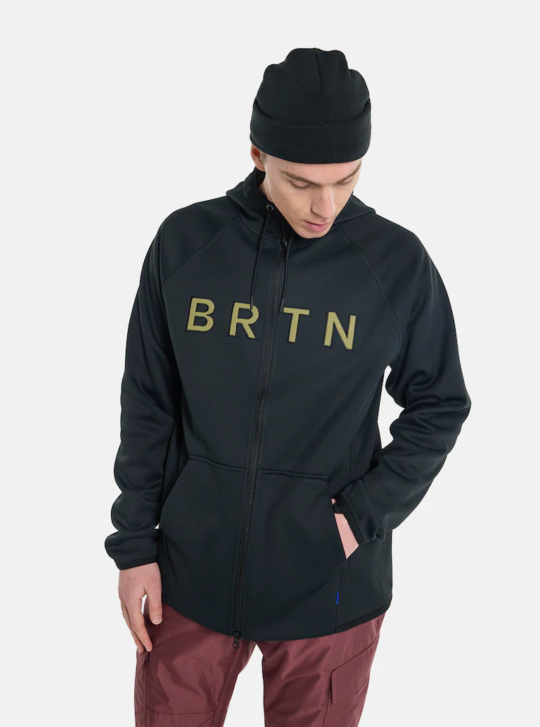 Burton Crown - Sweat-shirt en polaire entièrement zippé résistant aux intempéries True Black | Boutique de snowboard | Collection_Zalando | Nouveaux produits | Planches à neige Burton | Produits les plus récents | Produits les plus vendus | sweats de snowboard | surfdevils.com