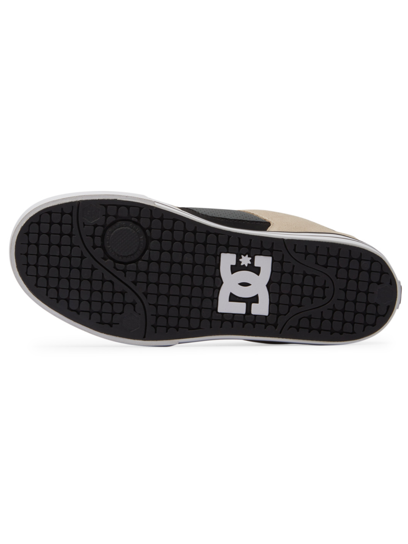 DC Shoes Tênis Pure - Preto/Cinza/Marrom