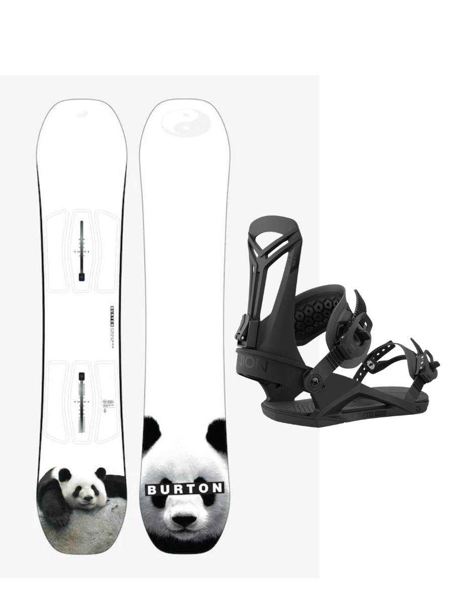 Boy's snowboard pack: Burton Process Small 142 board + Union Union Fli Boy's snowboard pack: Burton Process Small 142 board + Union Union Fli