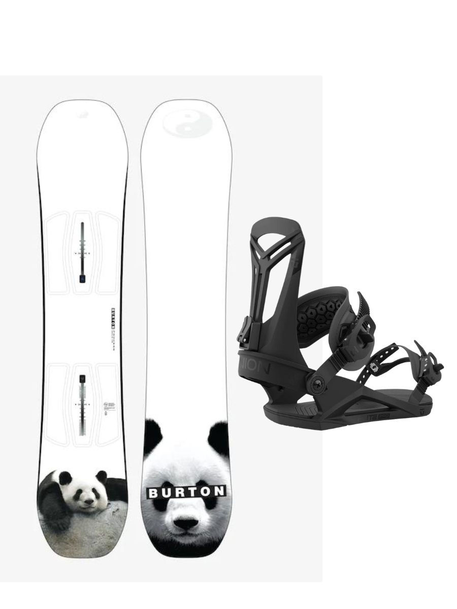 Pacchetto snowboard da ragazzo: tavola Burton Process Small 142 + Union Union Flite Pro Black M (41-43)