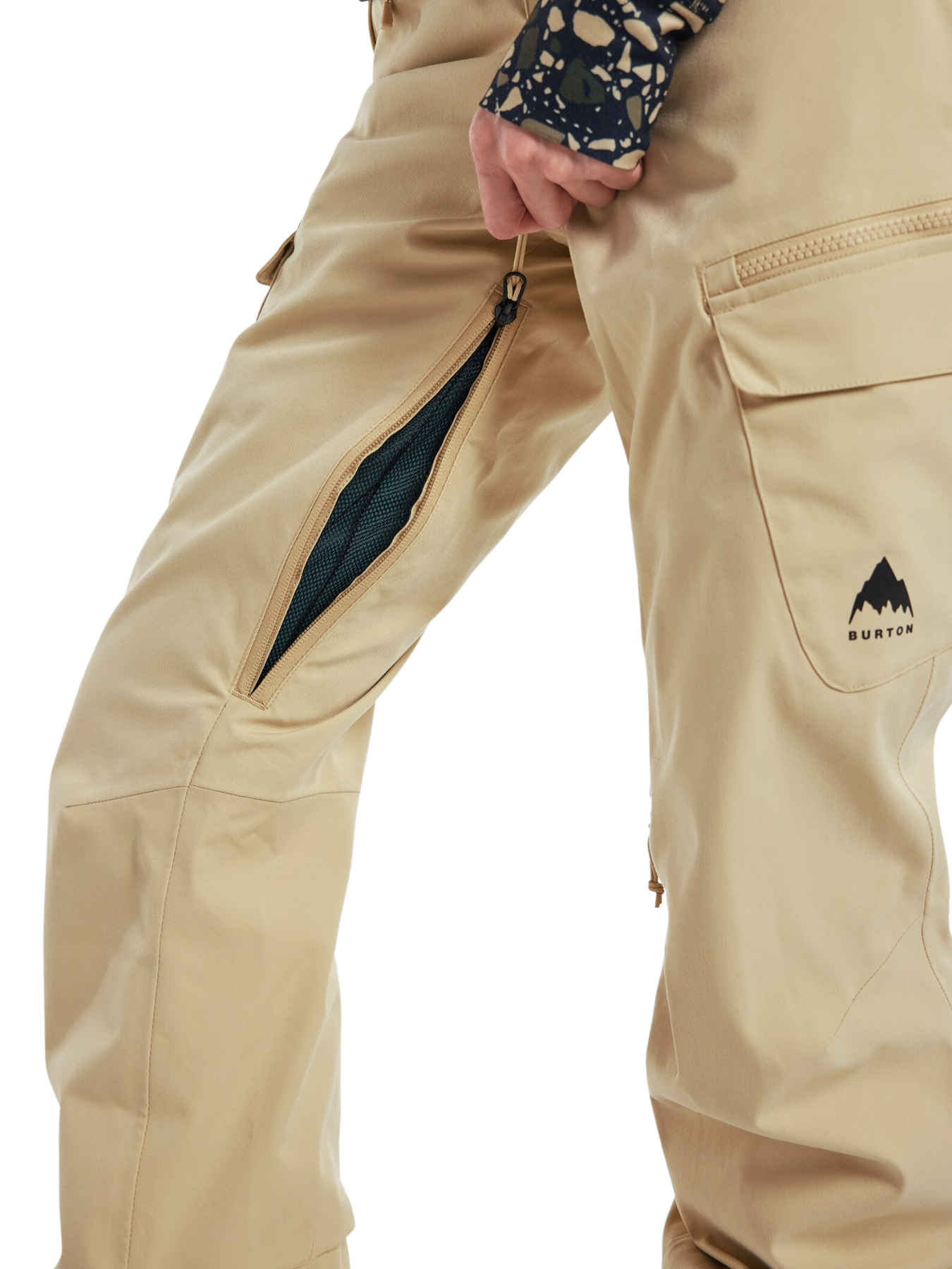 Pantalón de snowboard Mujer Burton Gloria 2L Stretch - Mushroom