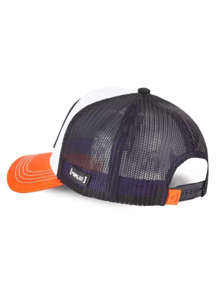 Casquette Trucker Capslab x Dragon Ball (Goku) - Noir/Blanc/Orange