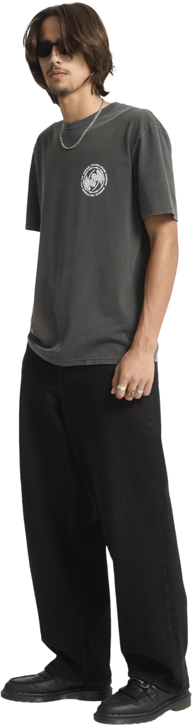 Volcom Circlepalm camiseta manga corta hombre detail 7 | Black