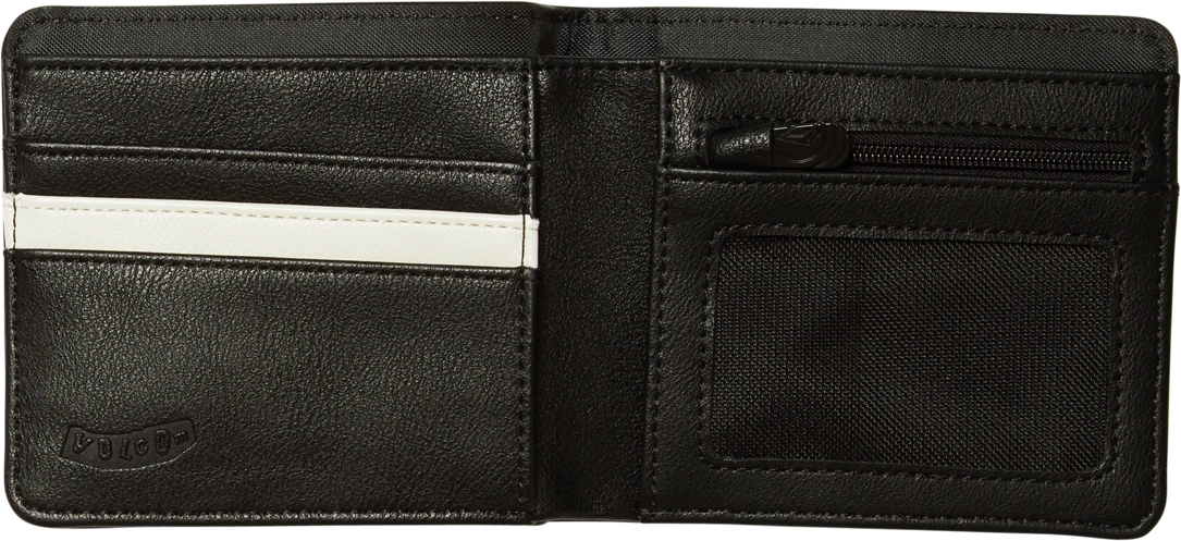 Volcom Slim Stone Wallet carteras hombre detail 2 | Black