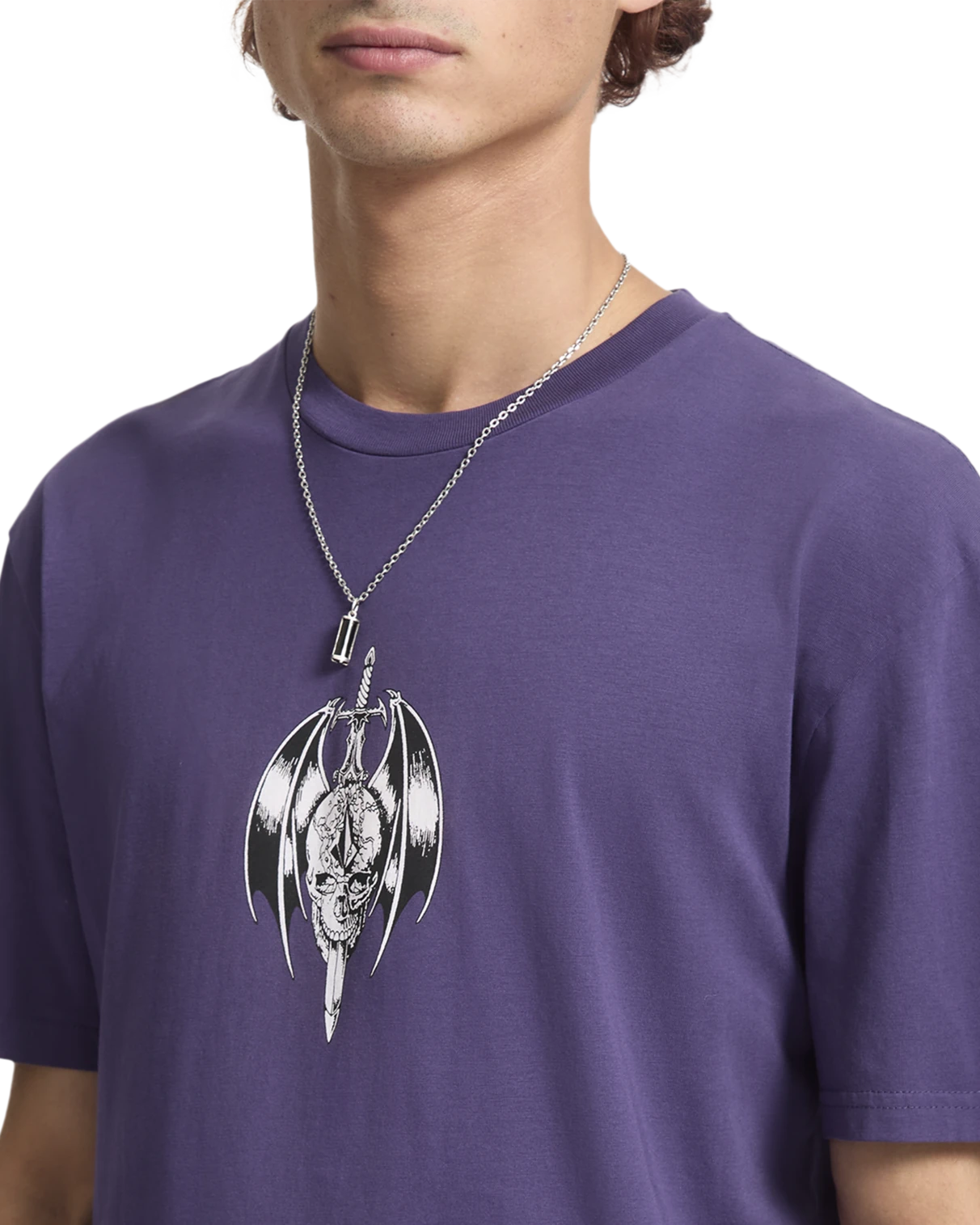 Volcom Sworder camiseta manga corta hombre detail 4 | Dark Purple