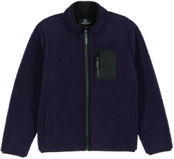 Volcom Muzzer Fuzzar sudadera con cremallera niño | Dark Purple