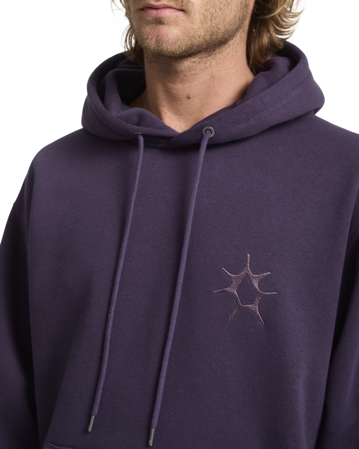 Volcom Watanite sudadera con capucha hombre detail 2 | Dark Purple