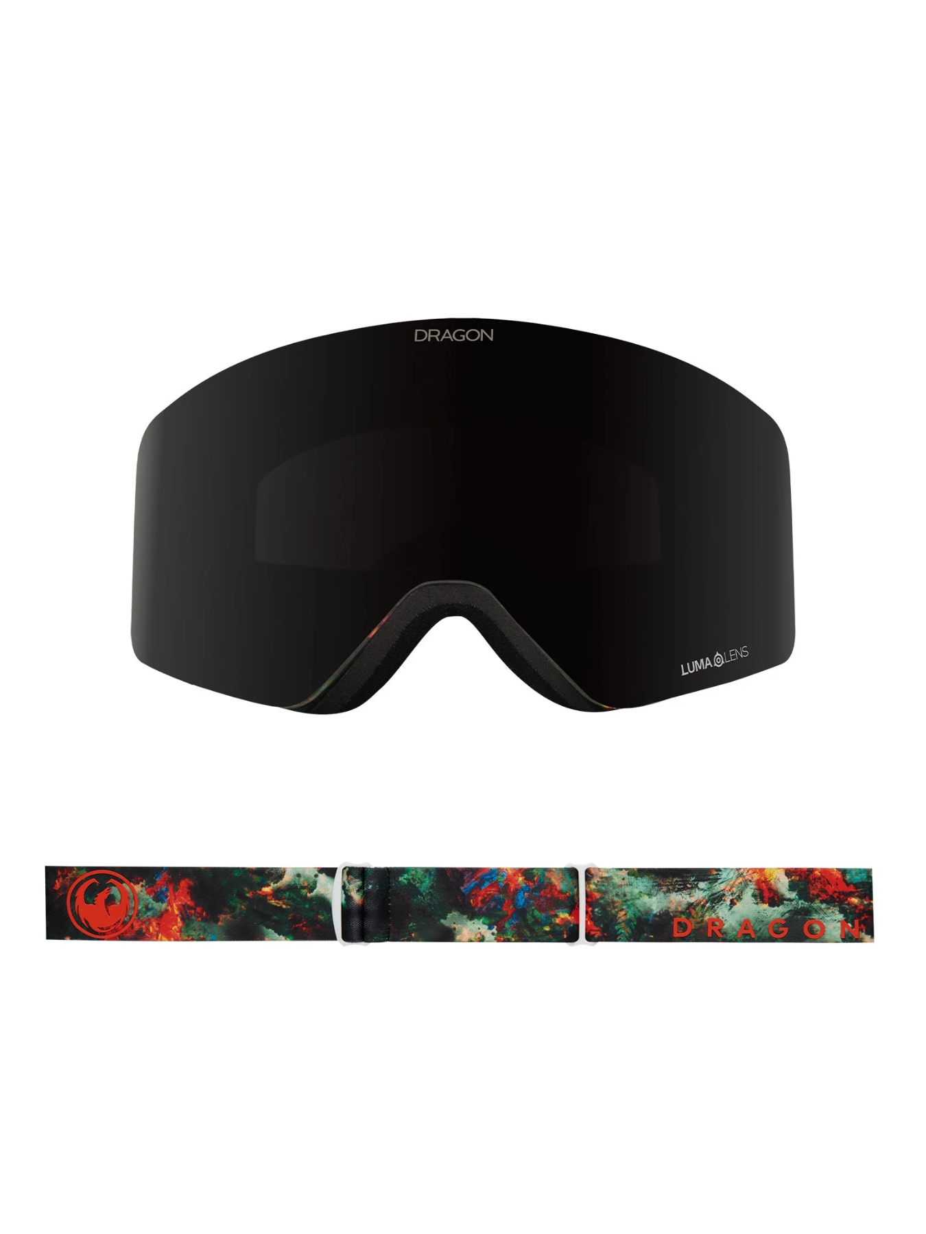 Óculos de neve Dragon R1 OTG - Predator Lumalens Midnight e Lumalens Rose Lens