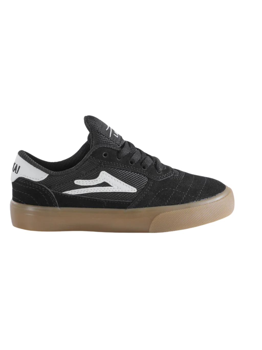 Zapatilla Lakai Cambridge Kids Black/Gum Suede