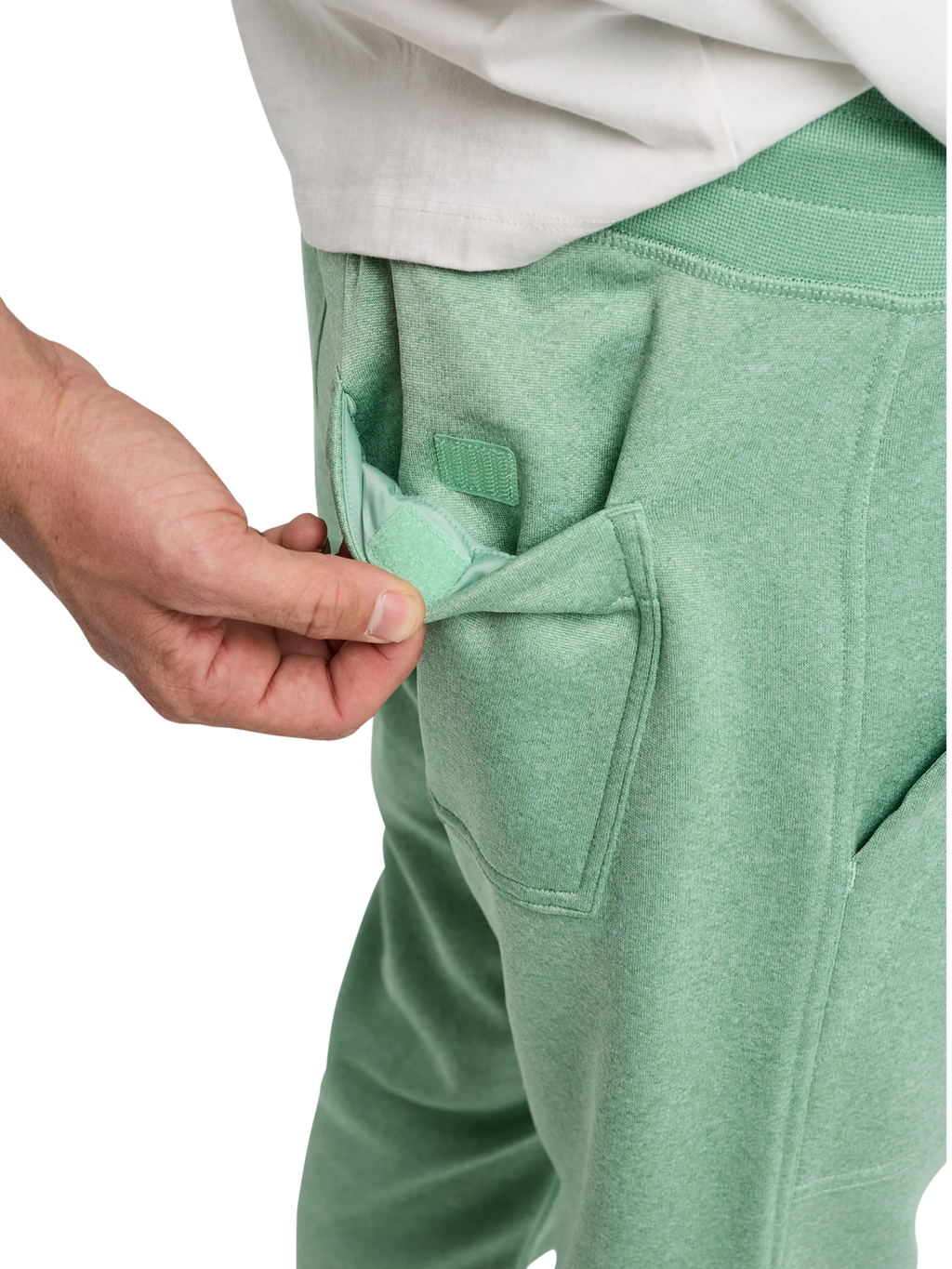 Men’s Burton Oak Fleece Pants | Soft Sage Heather