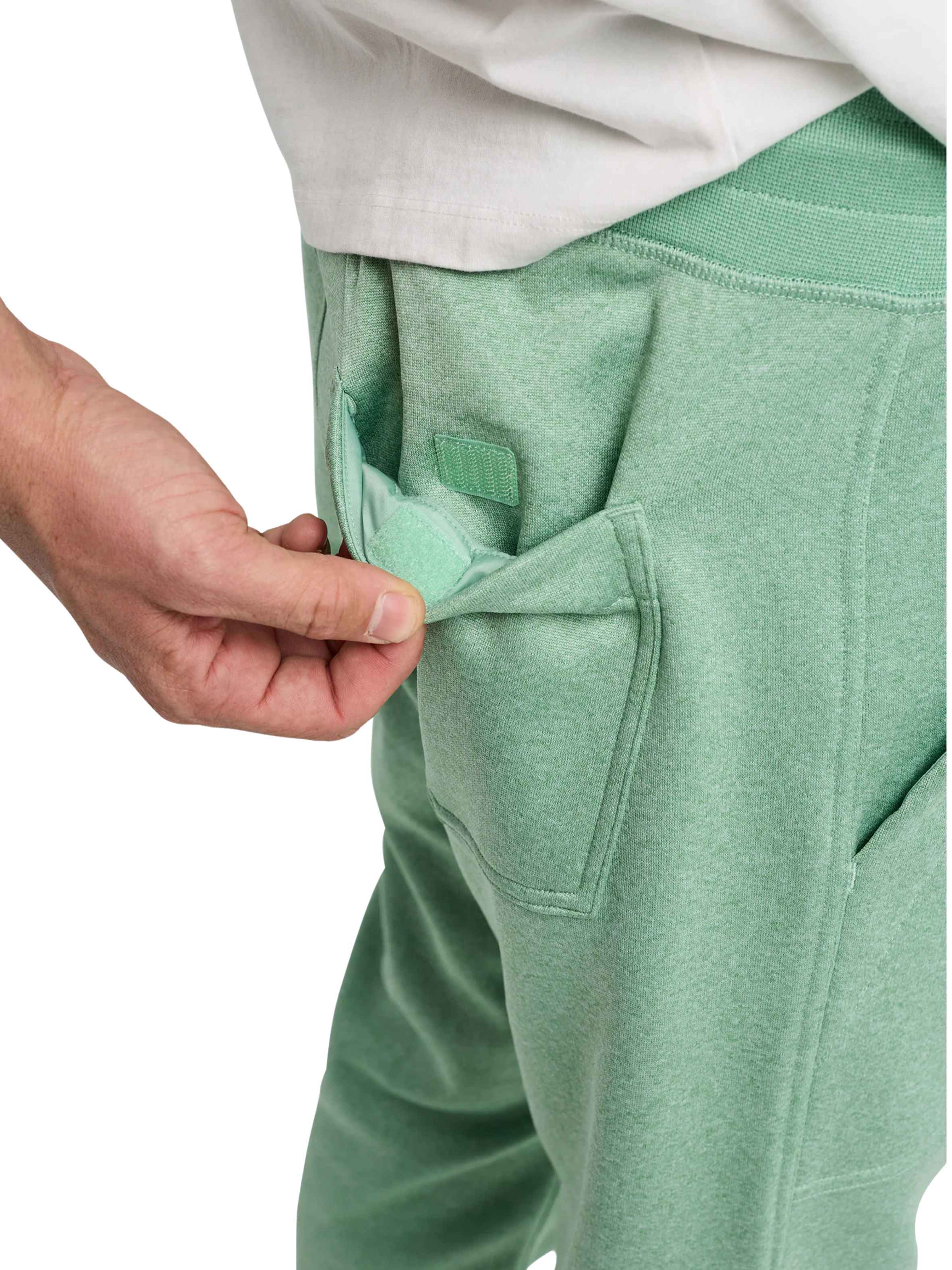Men’s Burton Oak Fleece Pants | Soft Sage Heather