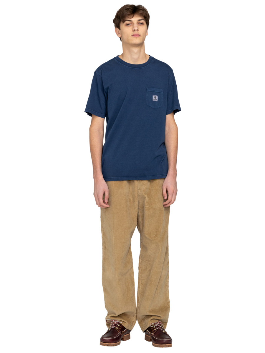 Element Skateboards Basic Pocket Short Sleeve T-Shirt - Naval Academy