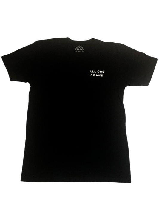 Products | Camiseta All One Face Back Print - Black / White