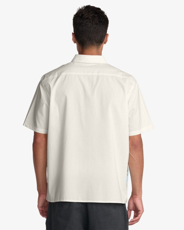 Rvca RVCA Alohana Camisa Manga Corta Beige Hombre camisas hombre detail 1 | Beige