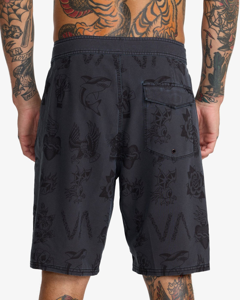Rvca RVCA Kaleb Boardshort Negro Hombre boardshort hombre detail 1 | Negro