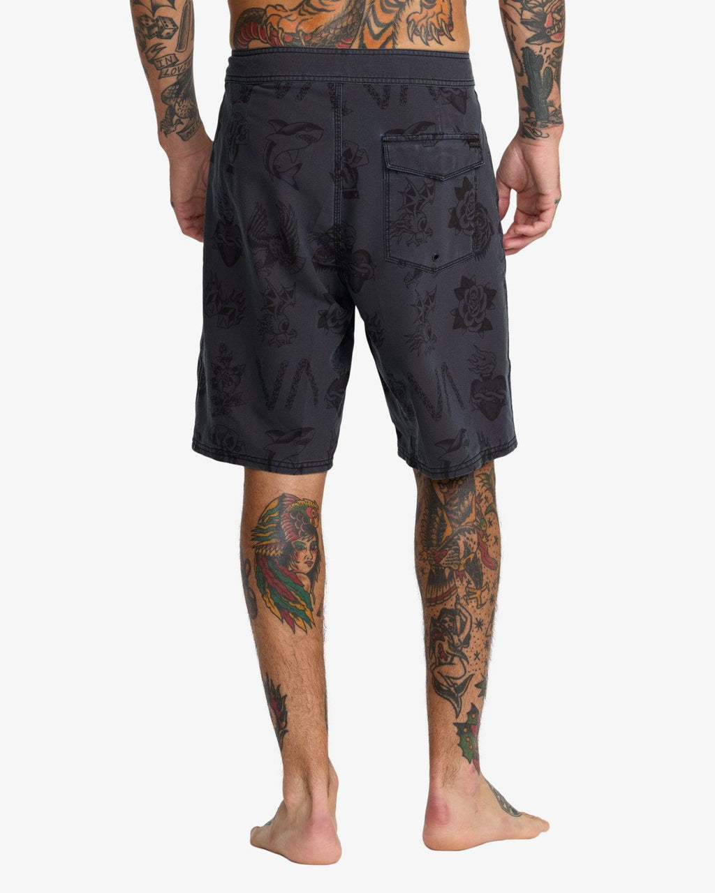 Rvca RVCA Kaleb Boardshort Negro Hombre boardshort hombre detail 6 | Negro