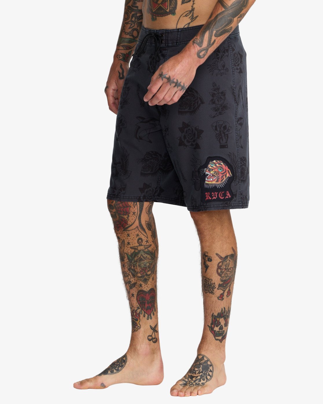 Rvca RVCA Kaleb Boardshort Negro Hombre boardshort hombre detail 7 | Negro