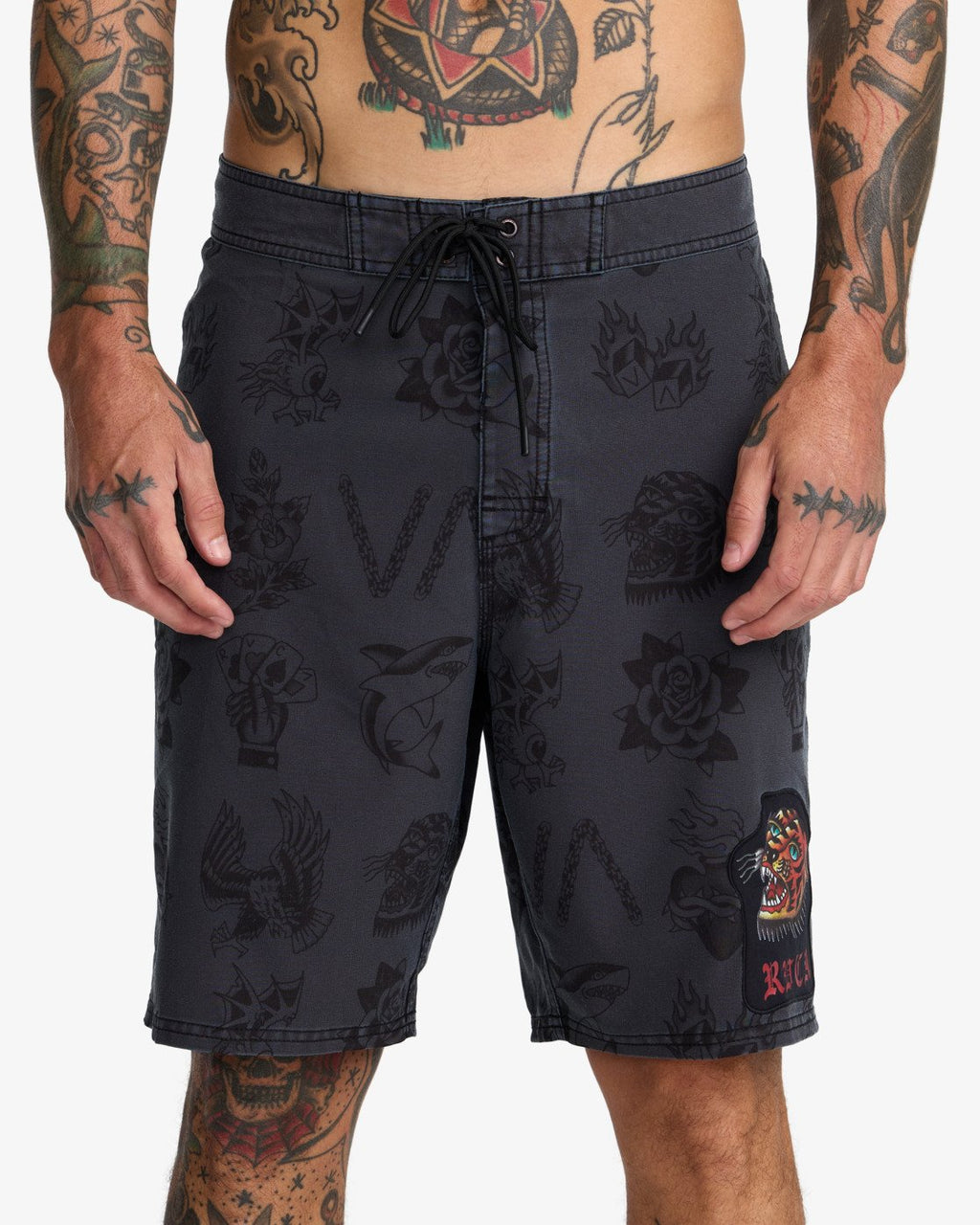 Rvca RVCA Kaleb Boardshort Negro Hombre boardshort hombre | Negro