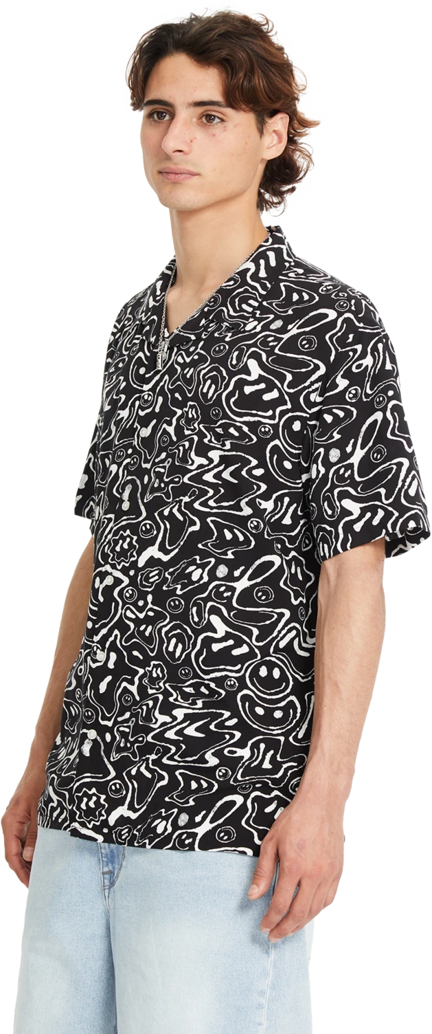 Volcom FA F Rygalski SS camisa manga corta hombre detail 7 | Black