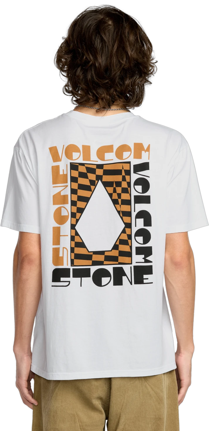Volcom Cornerstone camiseta manga corta hombre detail 1 | White