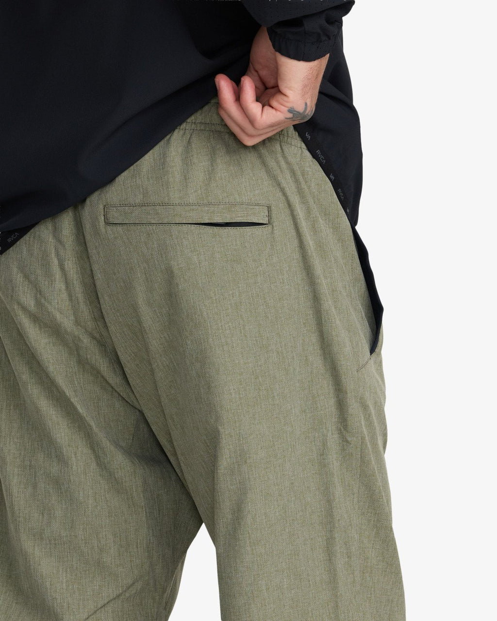 Rvca Yogger II Pantalón de cintura elástica Verde Hombre pantalón hombre detail 2 | Verde