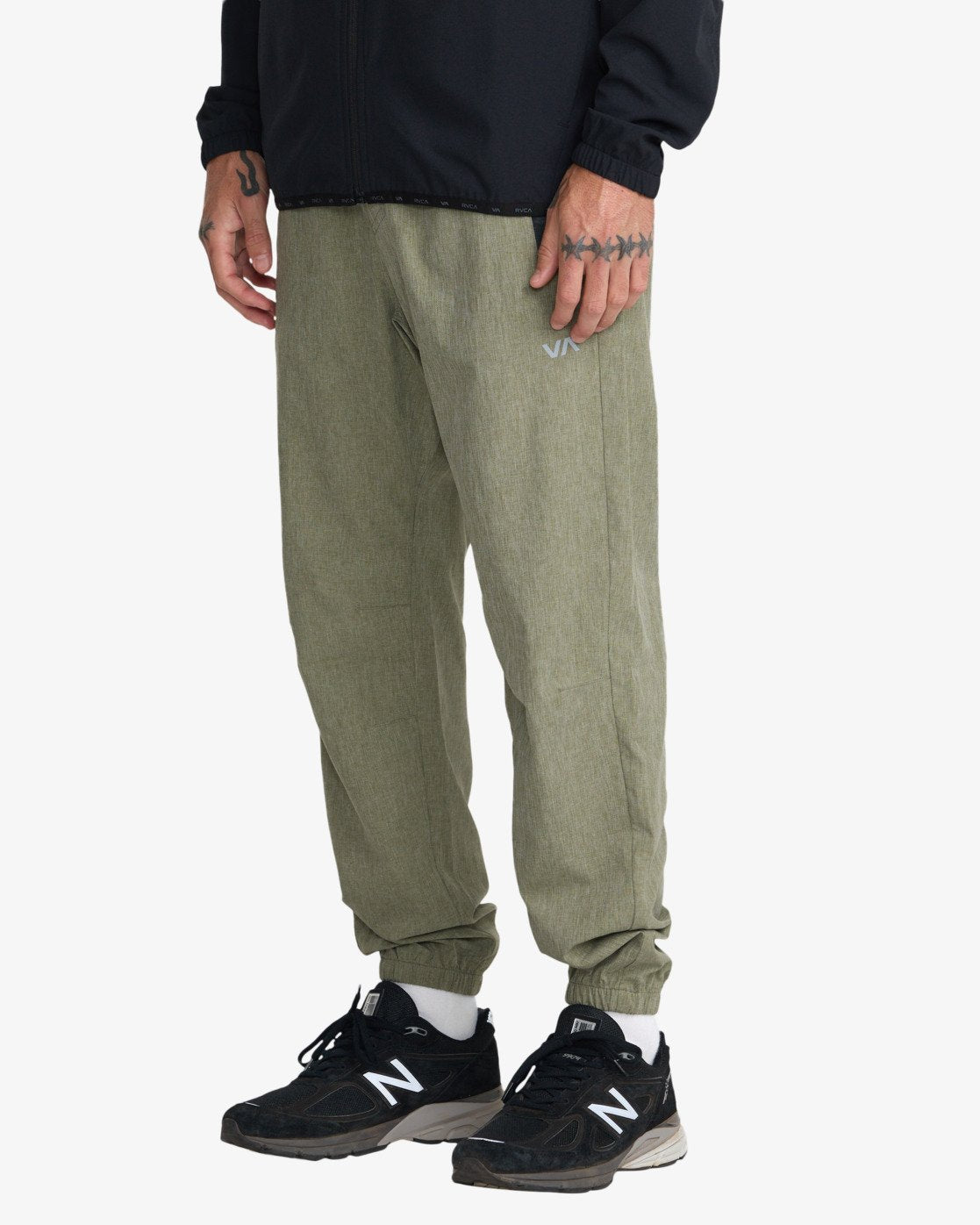 Rvca Yogger II Pantalón de cintura elástica Verde Hombre pantalón hombre detail 3 | Verde