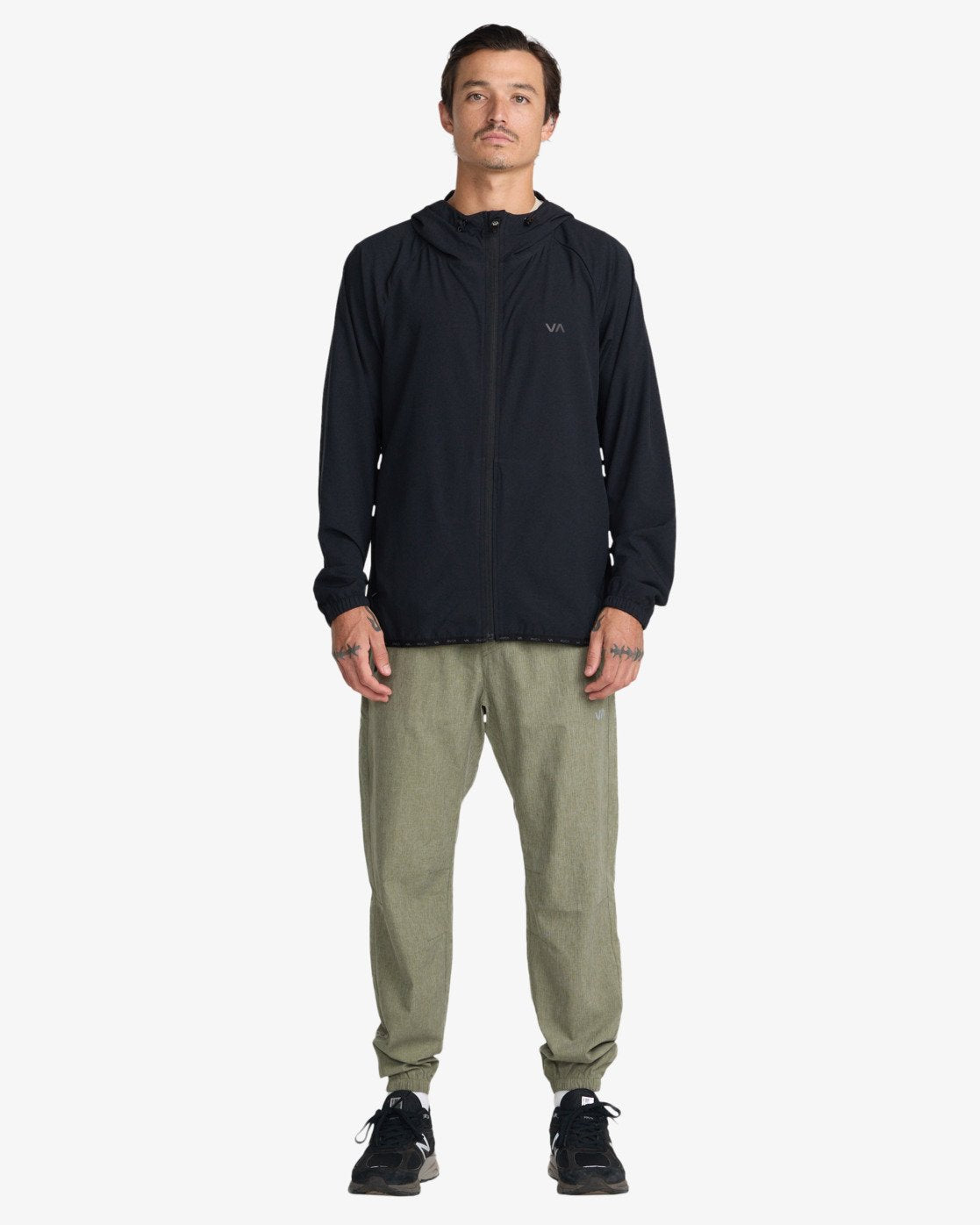 Rvca Yogger II Pantalón de cintura elástica Verde Hombre pantalón hombre detail 4 | Verde