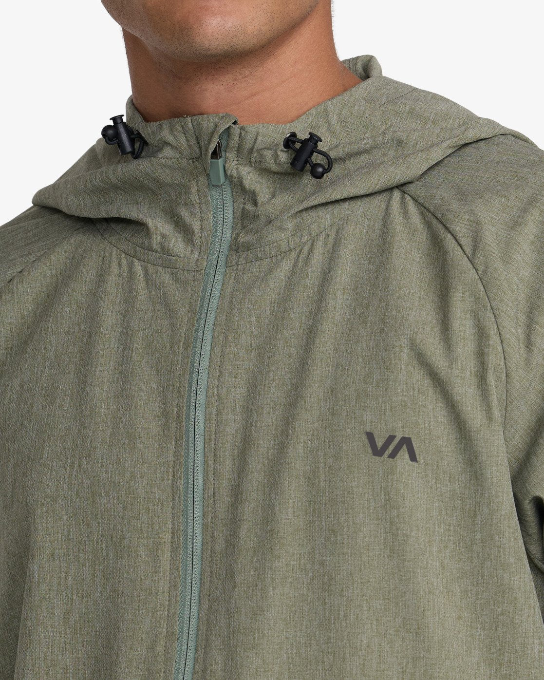 Rvca Yogger III Chaqueta con capucha Verde Hombre chaquetas y abrigos hombre detail 2 | Verde