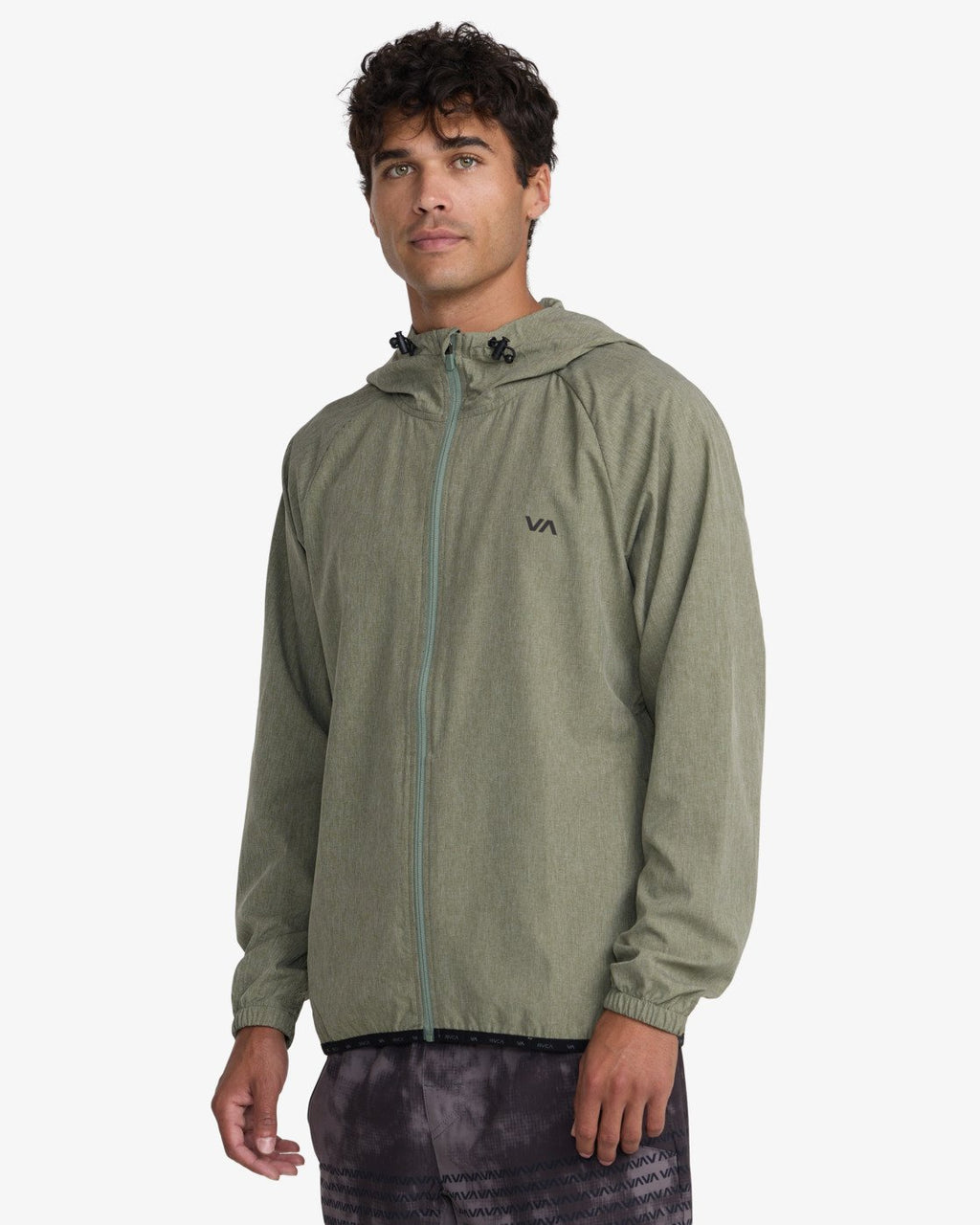 Rvca Yogger III Chaqueta con capucha Verde Hombre chaquetas y abrigos hombre detail 3 | Verde