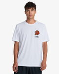 Rvca RVCA Kaleb Tiger Camiseta Blanco Hombre camiseta manga corta hombre | Blanco